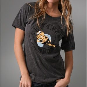 Vintage Women’s Grey US 8 Friend Of Mine ‘Let’s Bee Friends Tee’